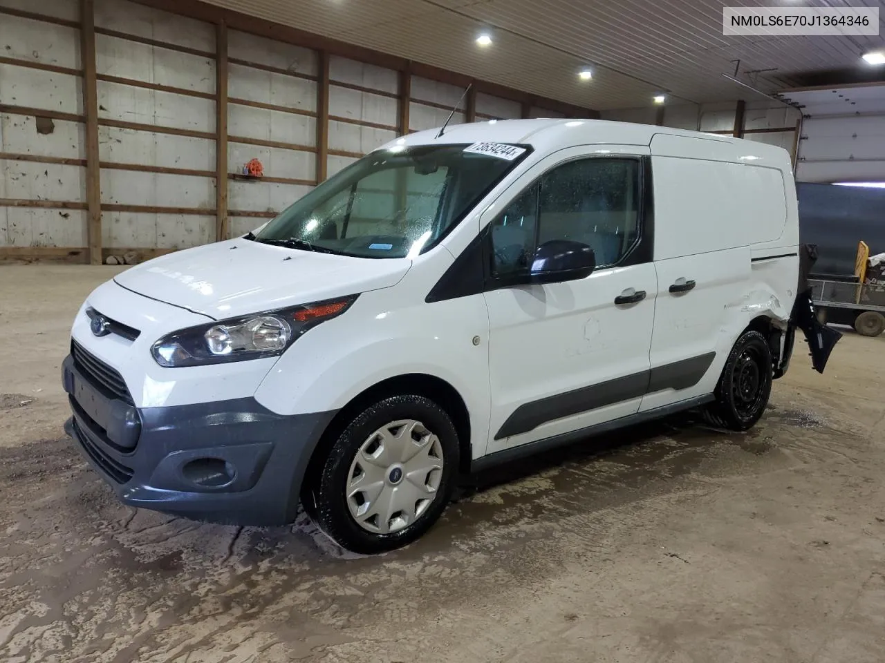 2018 Ford Transit Connect Xl VIN: NM0LS6E70J1364346 Lot: 76887974