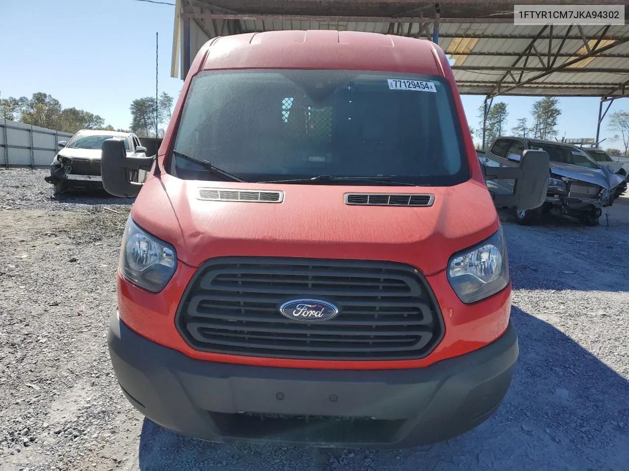 2018 Ford Transit T-250 VIN: 1FTYR1CM7JKA94302 Lot: 77129454