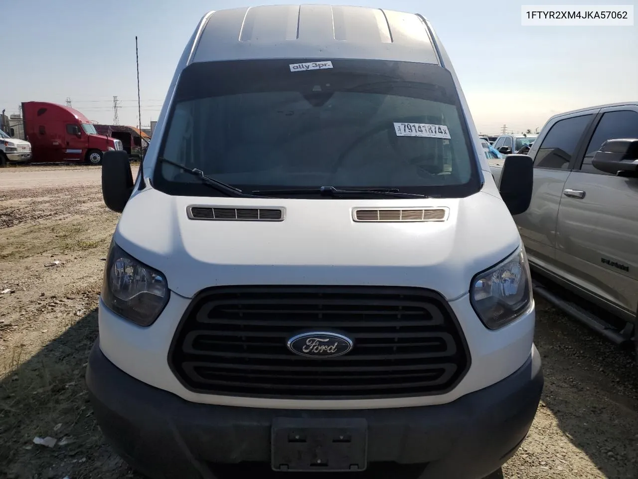 2018 Ford Transit T-250 VIN: 1FTYR2XM4JKA57062 Lot: 79141874