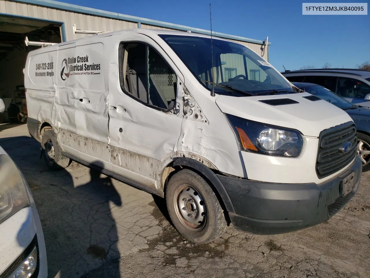 2018 Ford Transit T-150 VIN: 1FTYE1ZM3JKB40095 Lot: 79518044