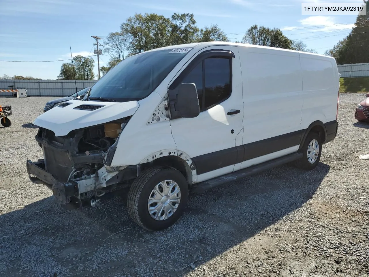 2018 Ford Transit T-250 VIN: 1FTYR1YM2JKA92319 Lot: 80075114