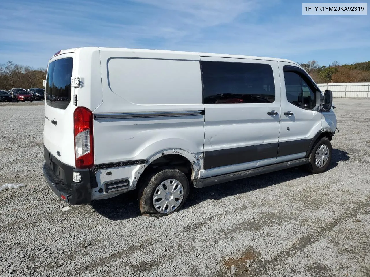 2018 Ford Transit T-250 VIN: 1FTYR1YM2JKA92319 Lot: 80075114