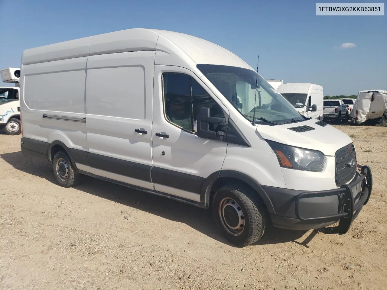 2019 Ford Transit T-350 VIN: 1FTBW3XG2KKB63851 Lot: 61772524