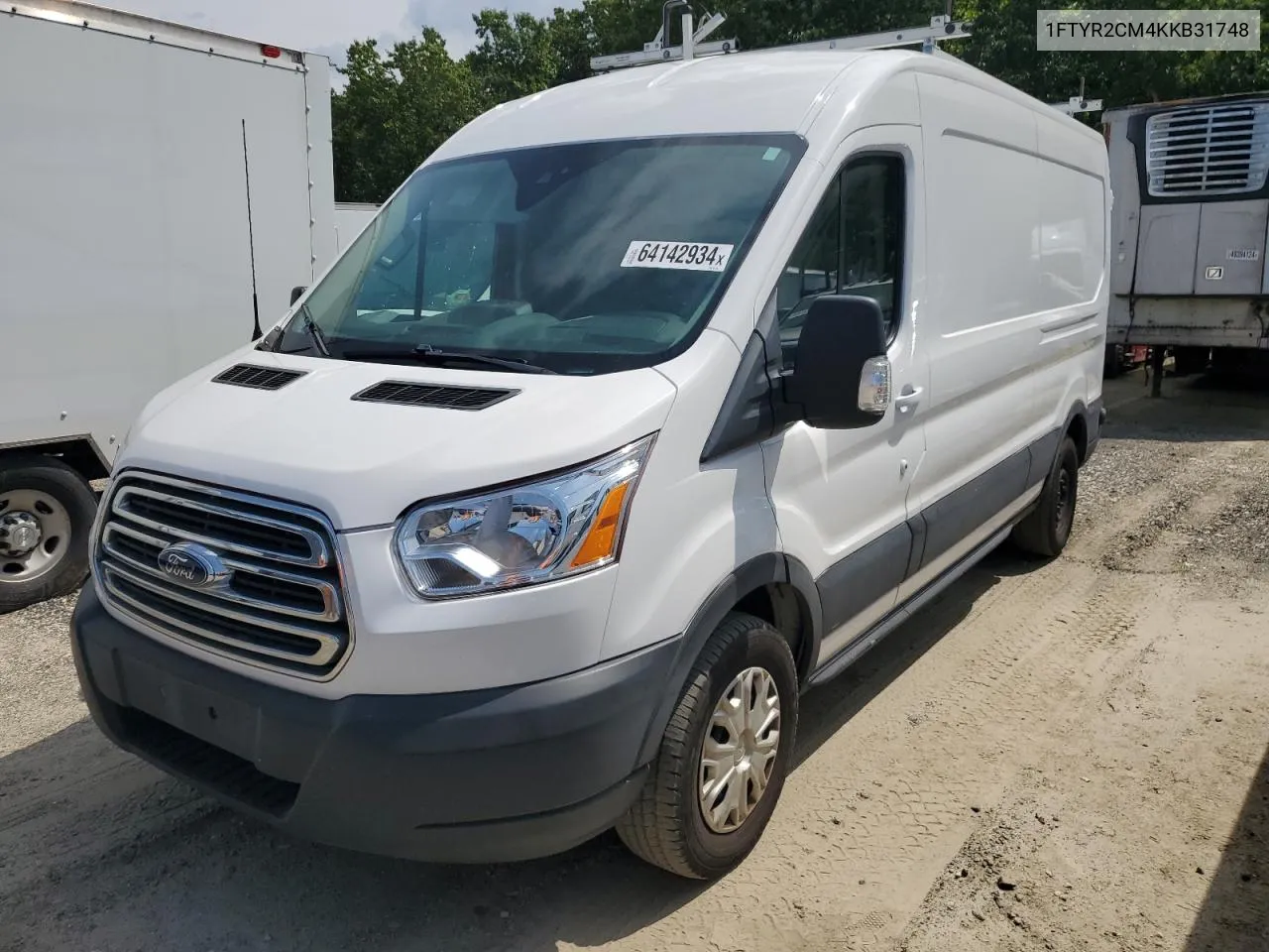 2019 Ford Transit T-250 VIN: 1FTYR2CM4KKB31748 Lot: 64142934