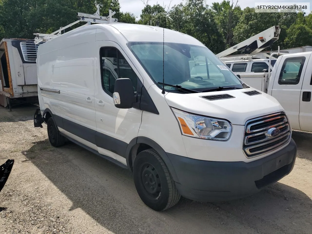 2019 Ford Transit T-250 VIN: 1FTYR2CM4KKB31748 Lot: 64142934