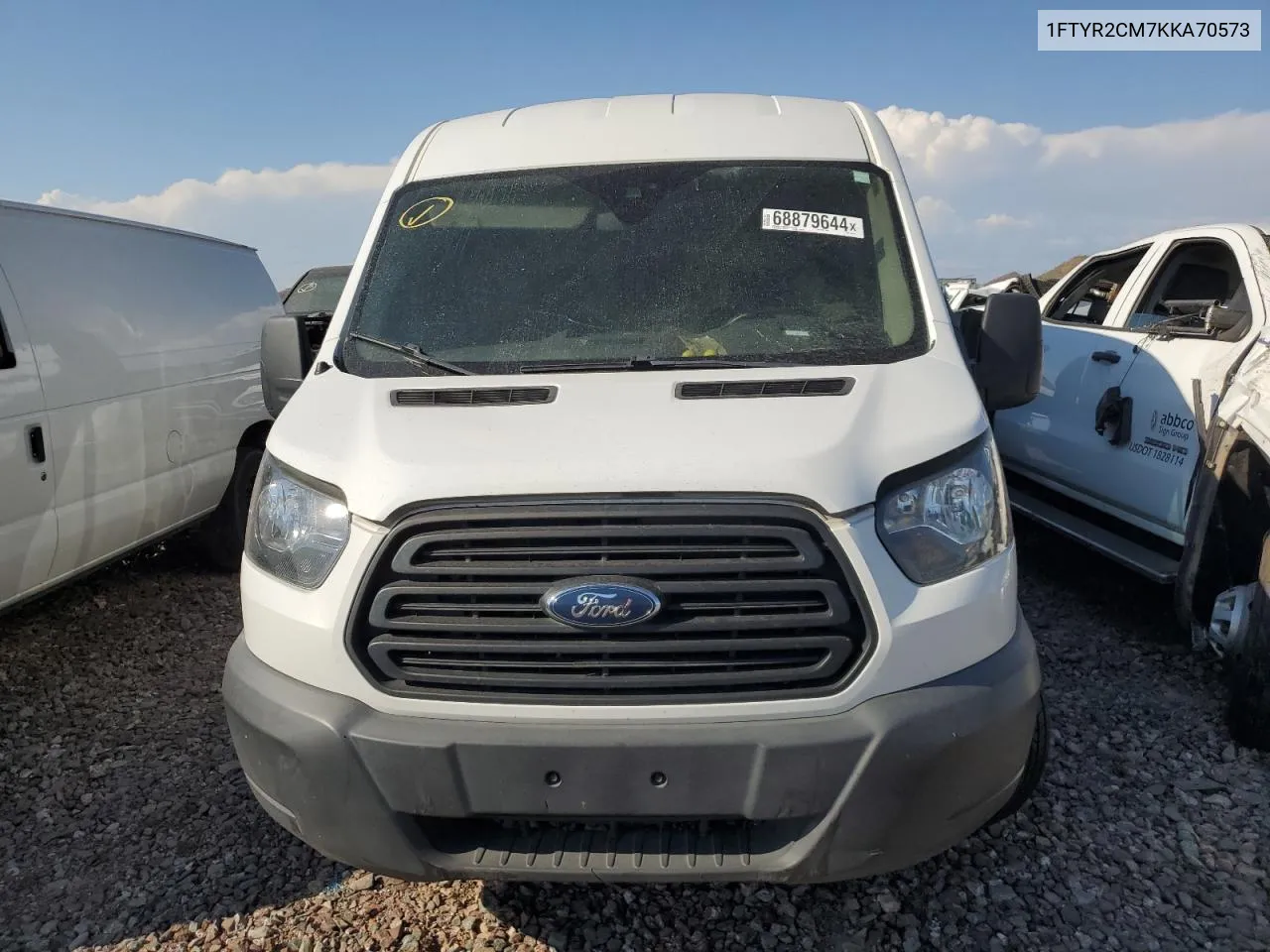 2019 Ford Transit T-250 VIN: 1FTYR2CM7KKA70573 Lot: 68879644