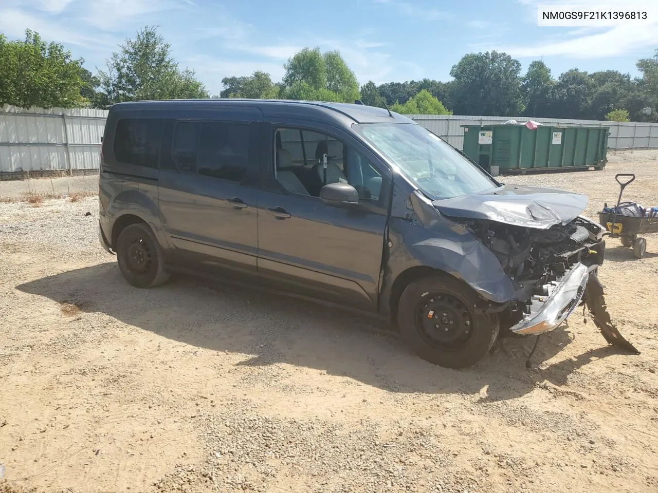 2019 Ford Transit Connect Xlt VIN: NM0GS9F21K1396813 Lot: 68899074