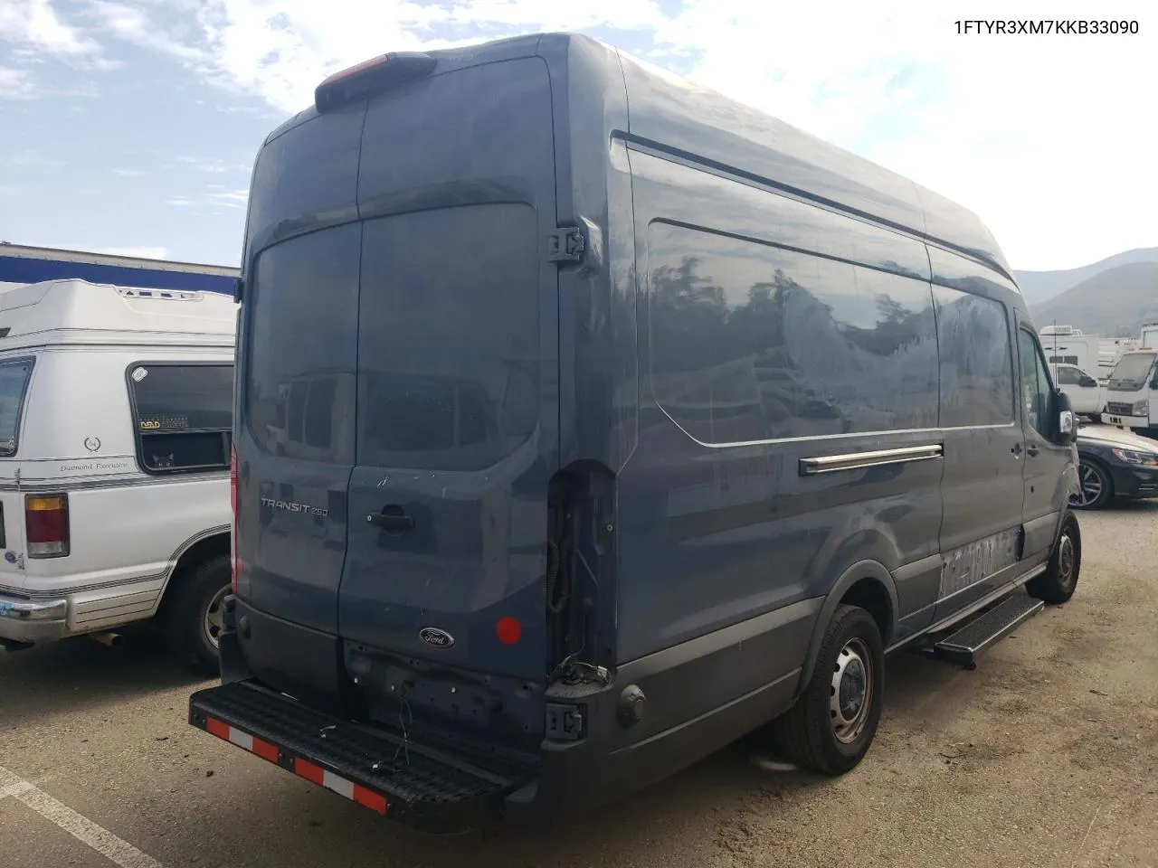 2019 Ford Transit T-250 VIN: 1FTYR3XM7KKB33090 Lot: 69856664