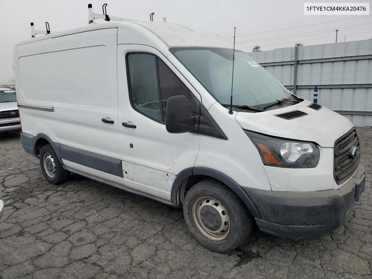 2019 Ford Transit T-150 VIN: 1FTYE1CM4KKA20476 Lot: 72656744