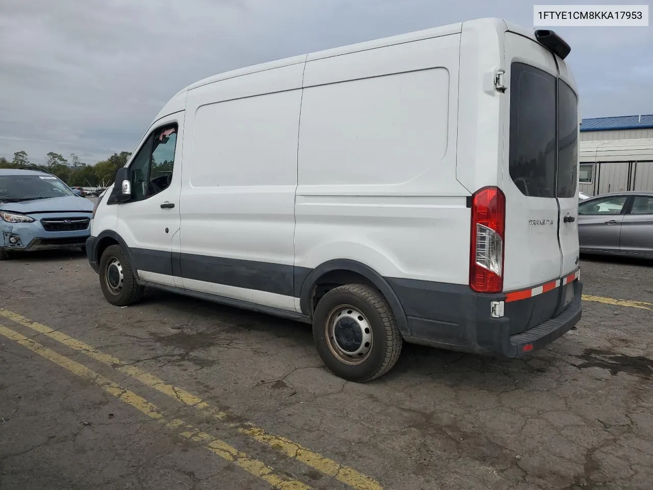 2019 Ford Transit T-150 VIN: 1FTYE1CM8KKA17953 Lot: 73396514