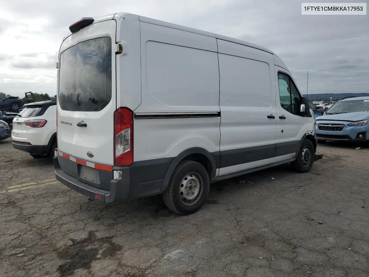 2019 Ford Transit T-150 VIN: 1FTYE1CM8KKA17953 Lot: 73396514