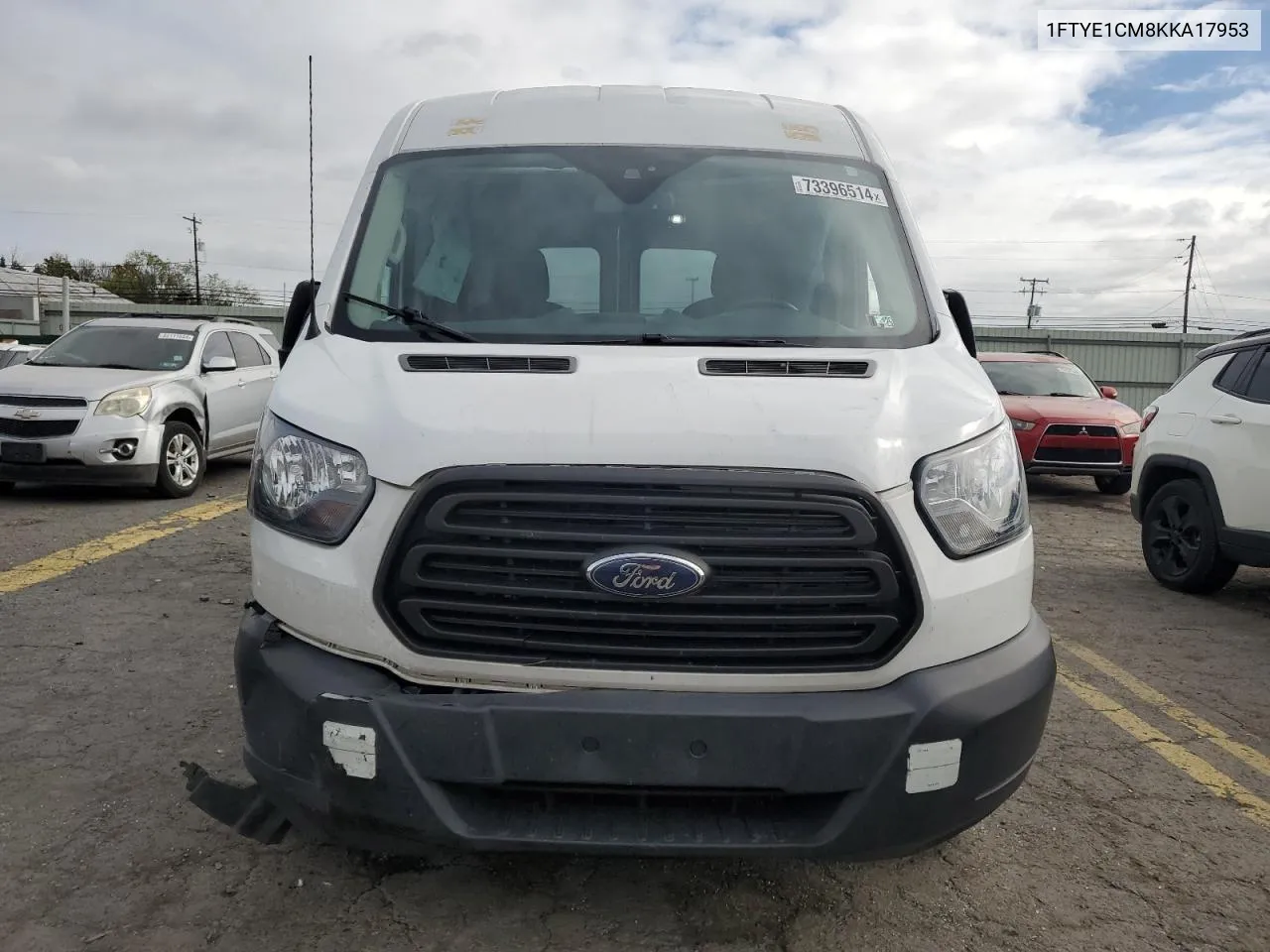 2019 Ford Transit T-150 VIN: 1FTYE1CM8KKA17953 Lot: 73396514