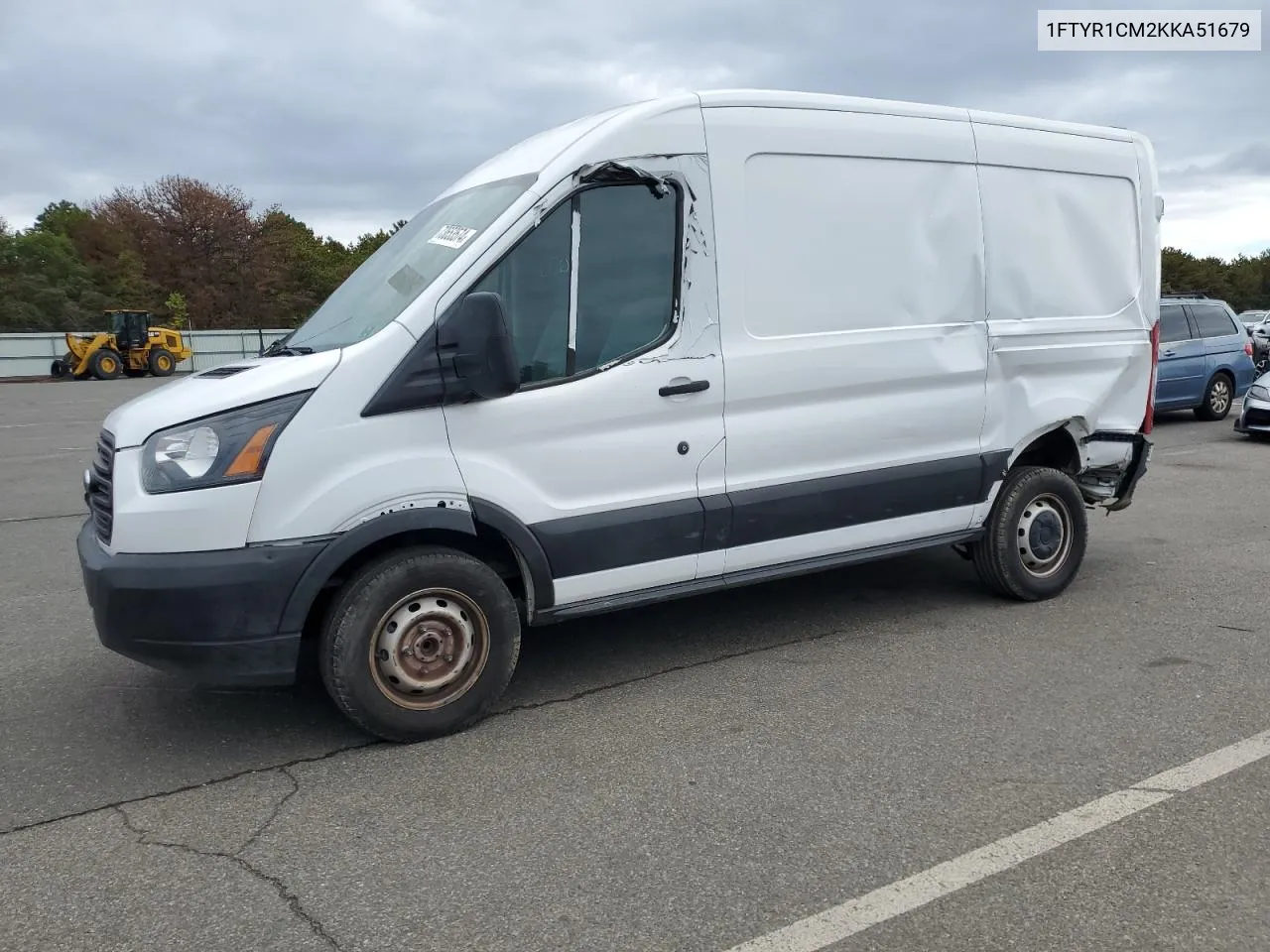 2019 Ford Transit T-250 VIN: 1FTYR1CM2KKA51679 Lot: 73653574