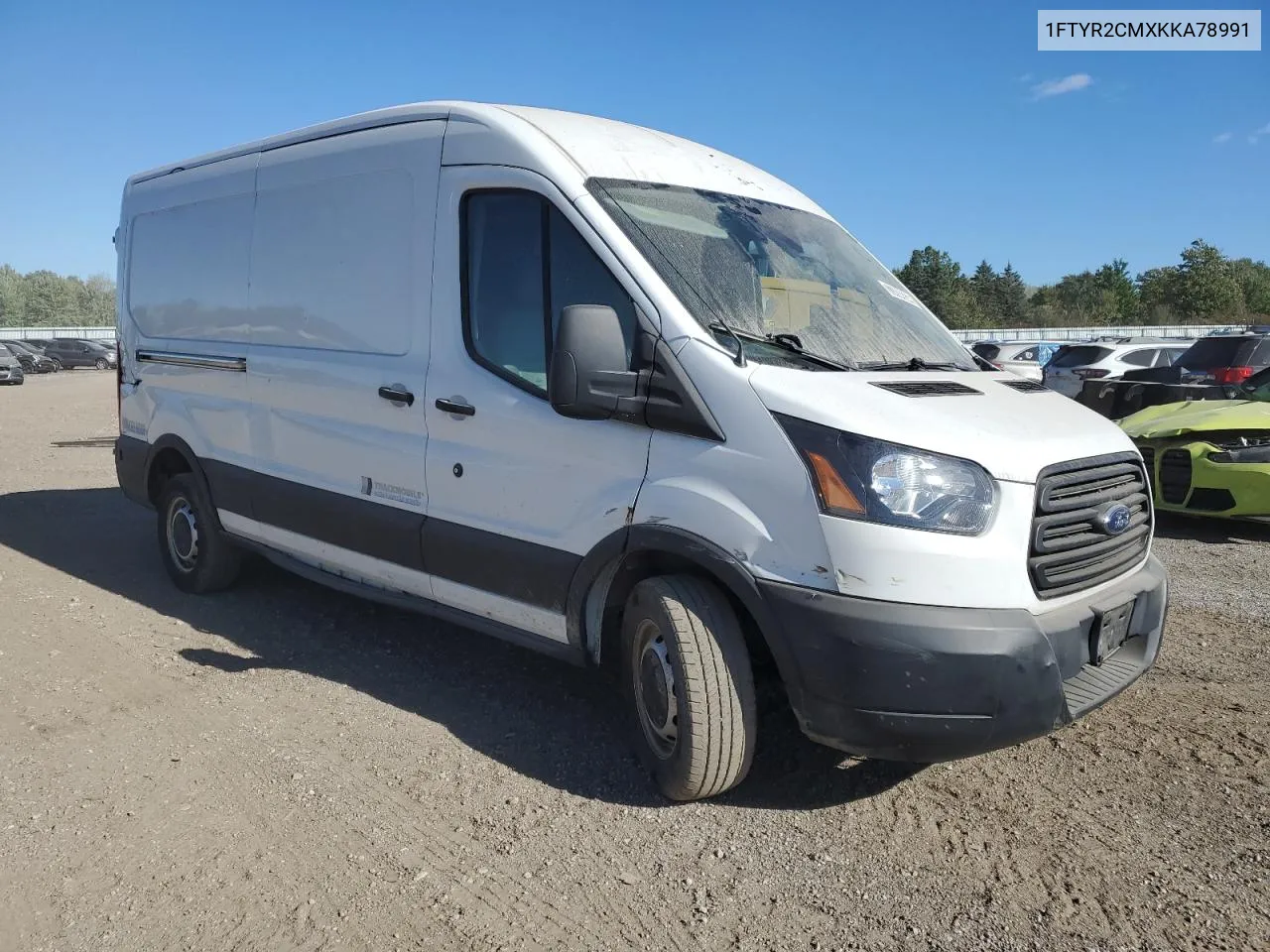 2019 Ford Transit T-250 VIN: 1FTYR2CMXKKA78991 Lot: 73784284