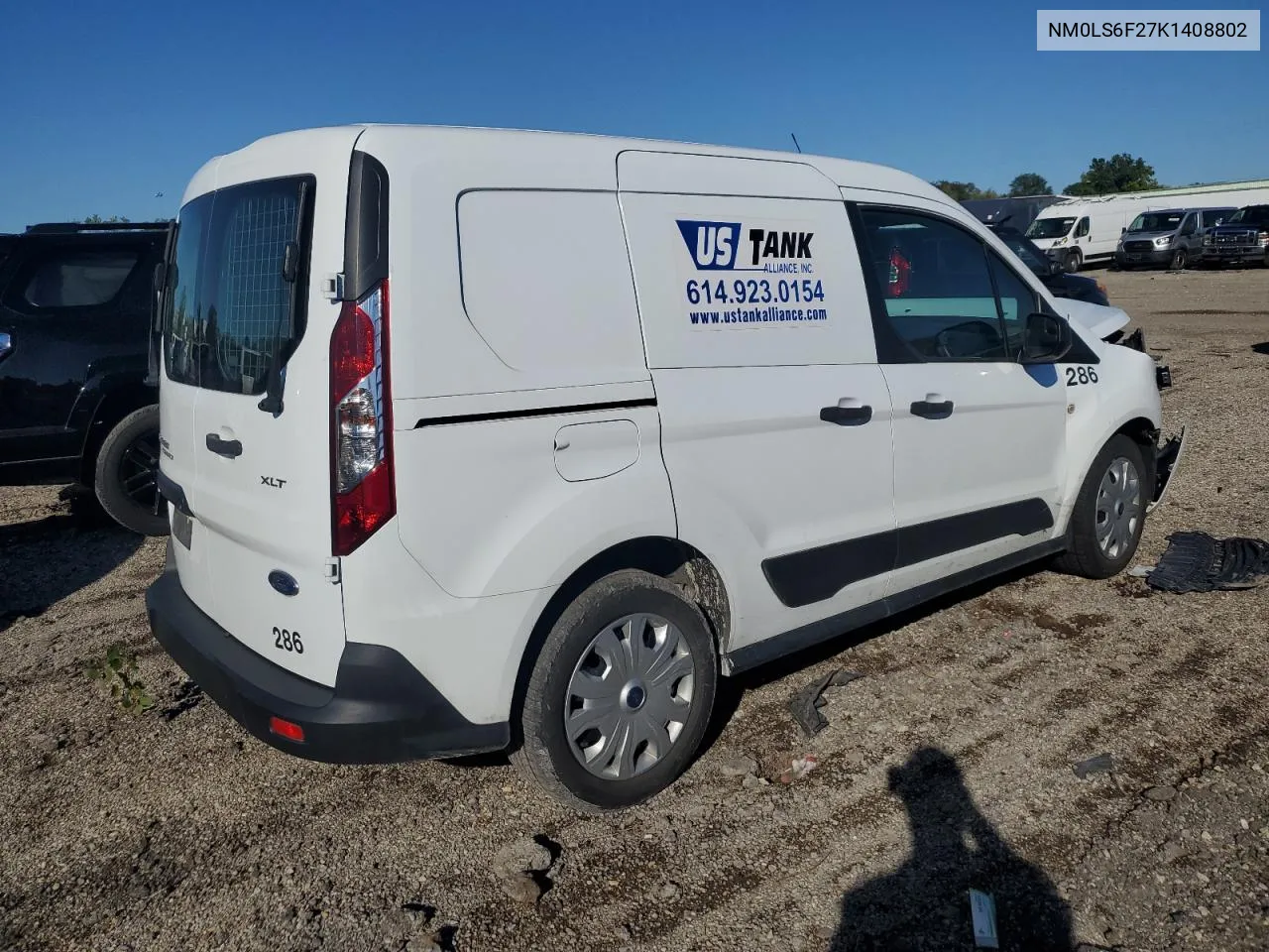 2019 Ford Transit Connect Xlt VIN: NM0LS6F27K1408802 Lot: 74045824