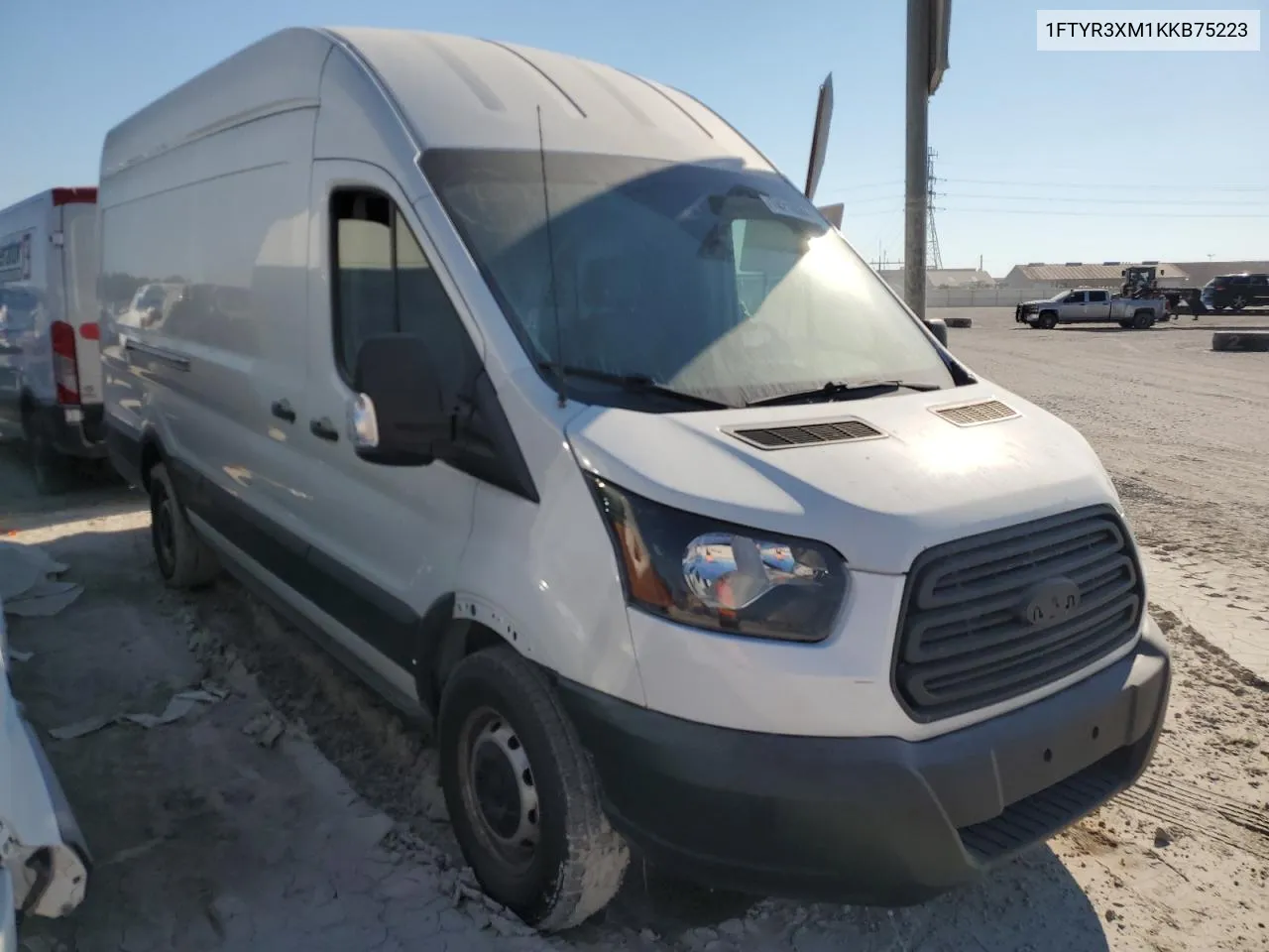 2019 Ford Transit T-250 VIN: 1FTYR3XM1KKB75223 Lot: 74216084