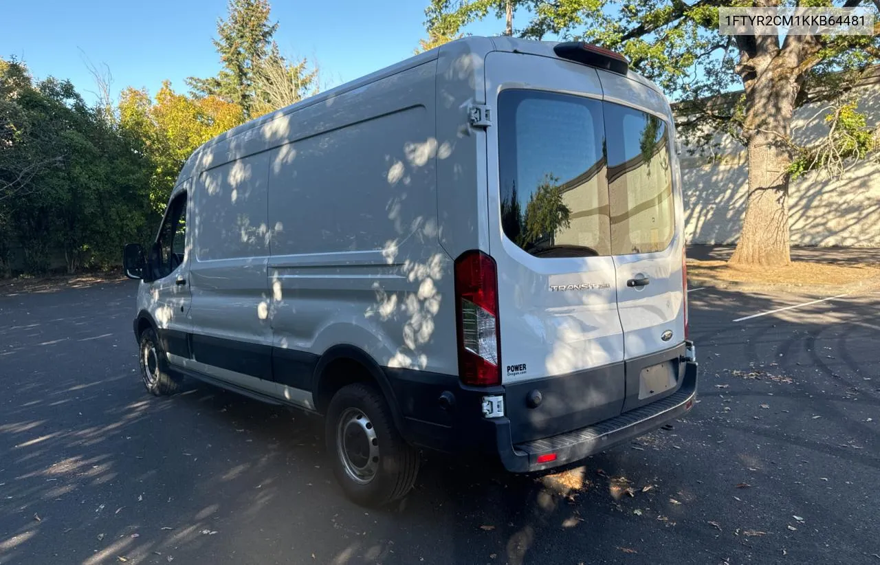 1FTYR2CM1KKB64481 2019 Ford Transit T-250