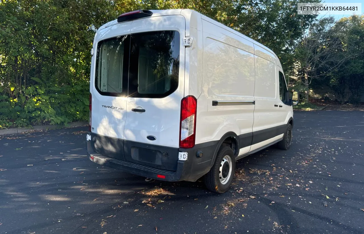 1FTYR2CM1KKB64481 2019 Ford Transit T-250