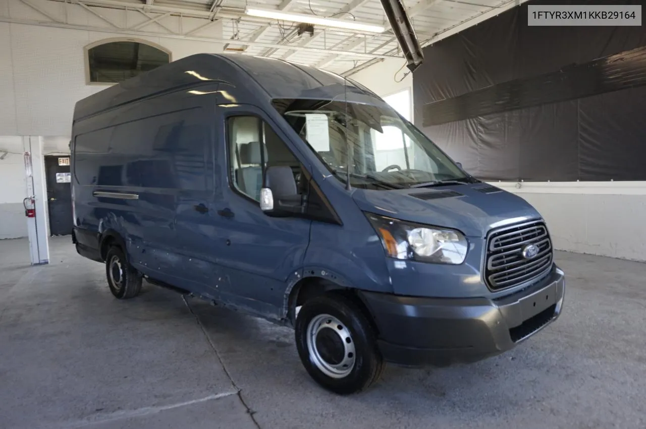 2019 Ford Transit T-250 VIN: 1FTYR3XM1KKB29164 Lot: 74574934