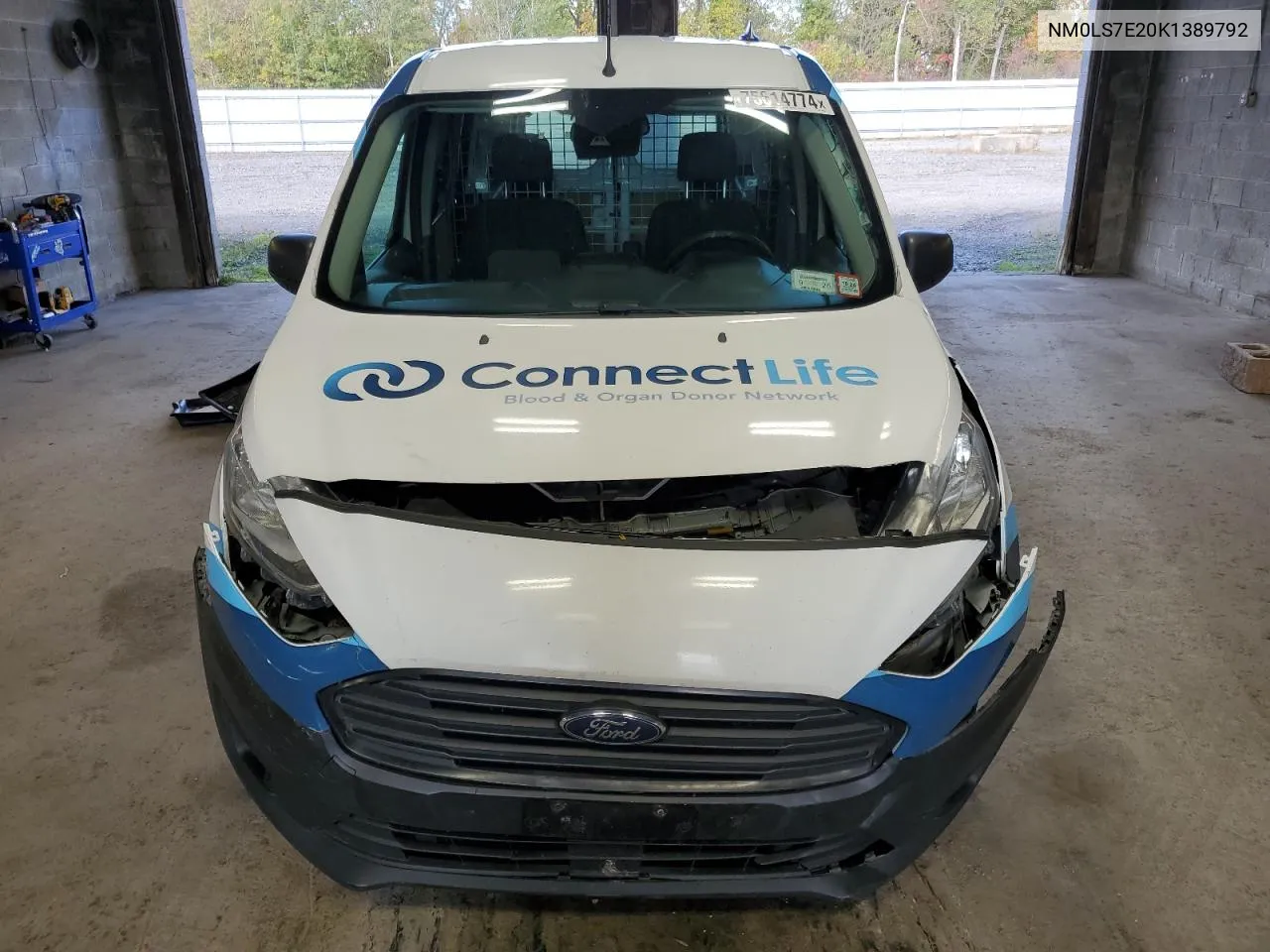 2019 Ford Transit Connect Xl VIN: NM0LS7E20K1389792 Lot: 75614774