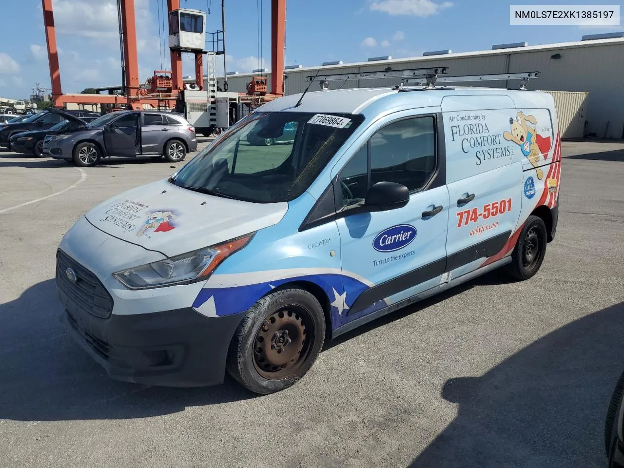 2019 Ford Transit Connect Xl VIN: NM0LS7E2XK1385197 Lot: 77069864