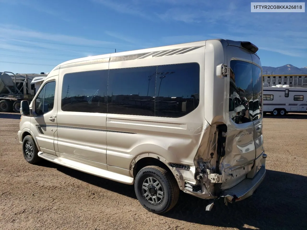 2019 Ford Transit T-250 VIN: 1FTYR2CG8KKA26818 Lot: 77574134