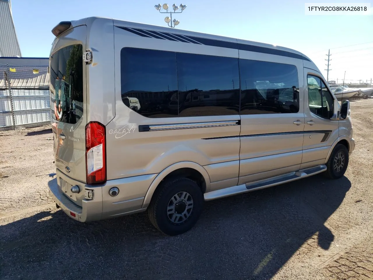 2019 Ford Transit T-250 VIN: 1FTYR2CG8KKA26818 Lot: 77574134