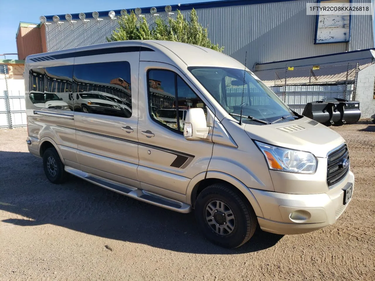 2019 Ford Transit T-250 VIN: 1FTYR2CG8KKA26818 Lot: 77574134