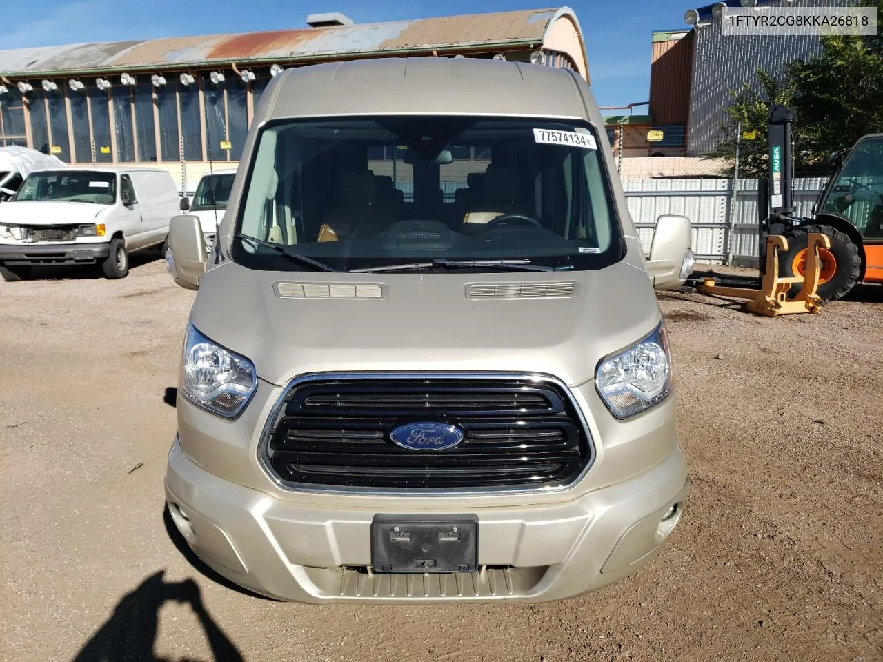 2019 Ford Transit T-250 VIN: 1FTYR2CG8KKA26818 Lot: 77574134