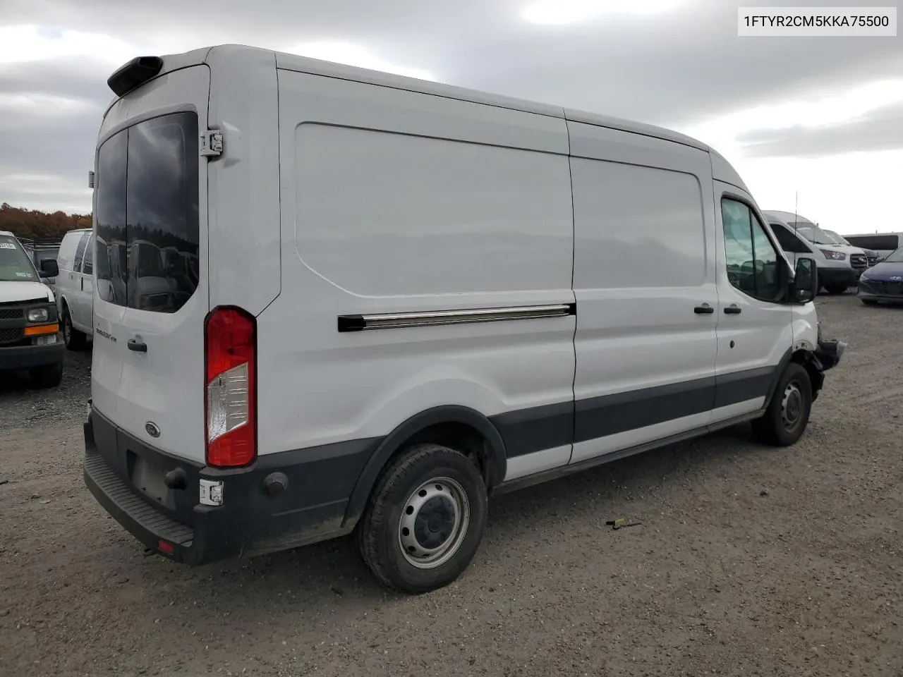 2019 Ford Transit T-250 VIN: 1FTYR2CM5KKA75500 Lot: 77867394