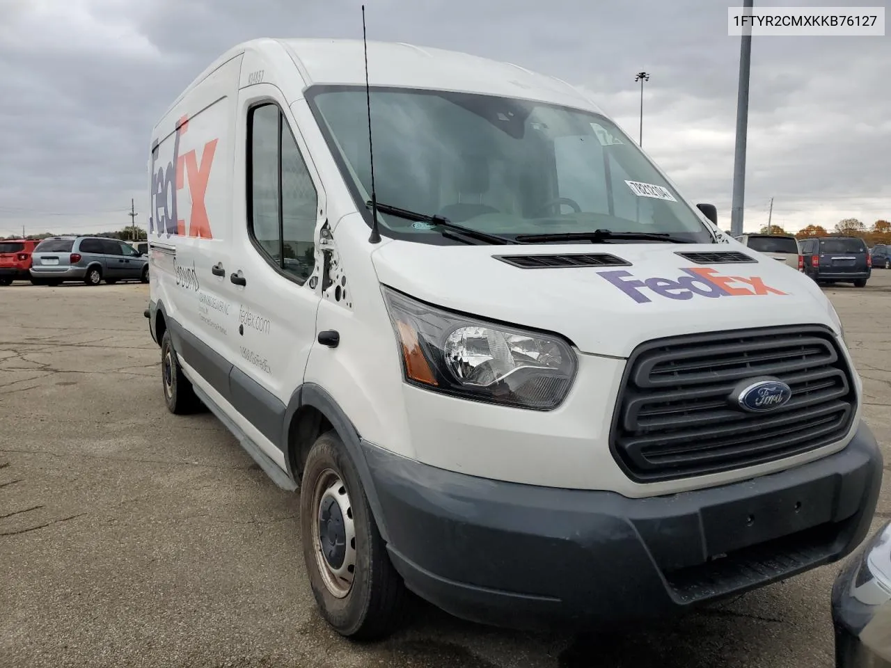 2019 Ford Transit T-250 VIN: 1FTYR2CMXKKB76127 Lot: 78212104