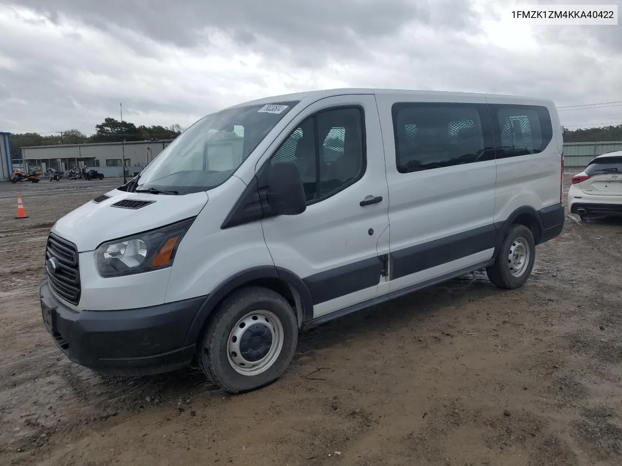 1FMZK1ZM4KKA40422 2019 Ford Transit T-150