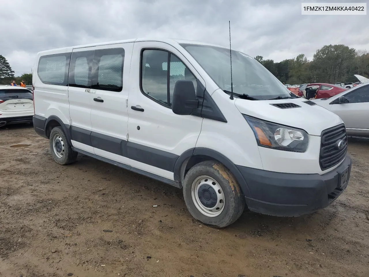 1FMZK1ZM4KKA40422 2019 Ford Transit T-150