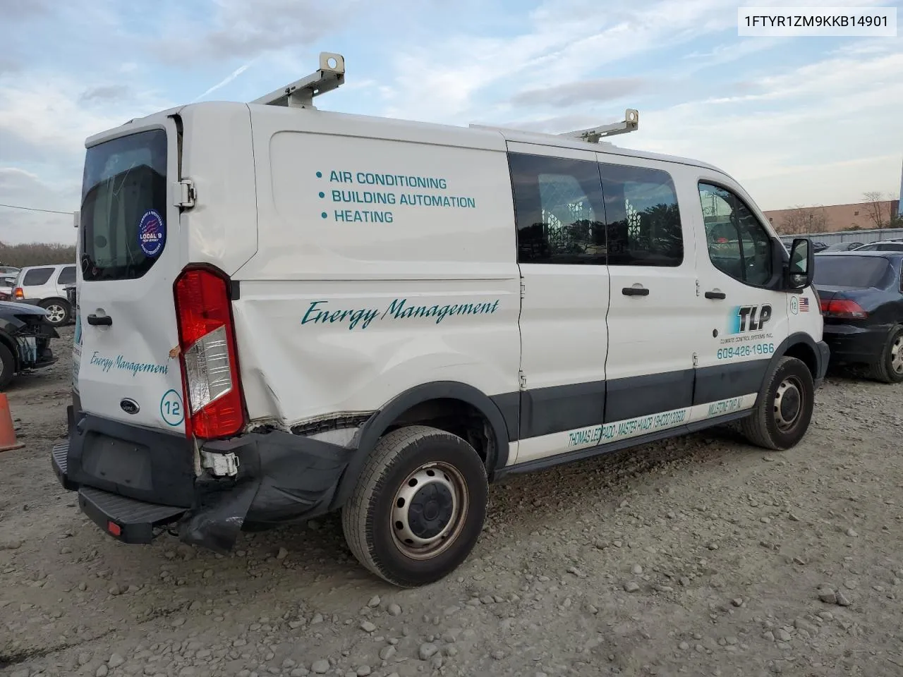 1FTYR1ZM9KKB14901 2019 Ford Transit T-250