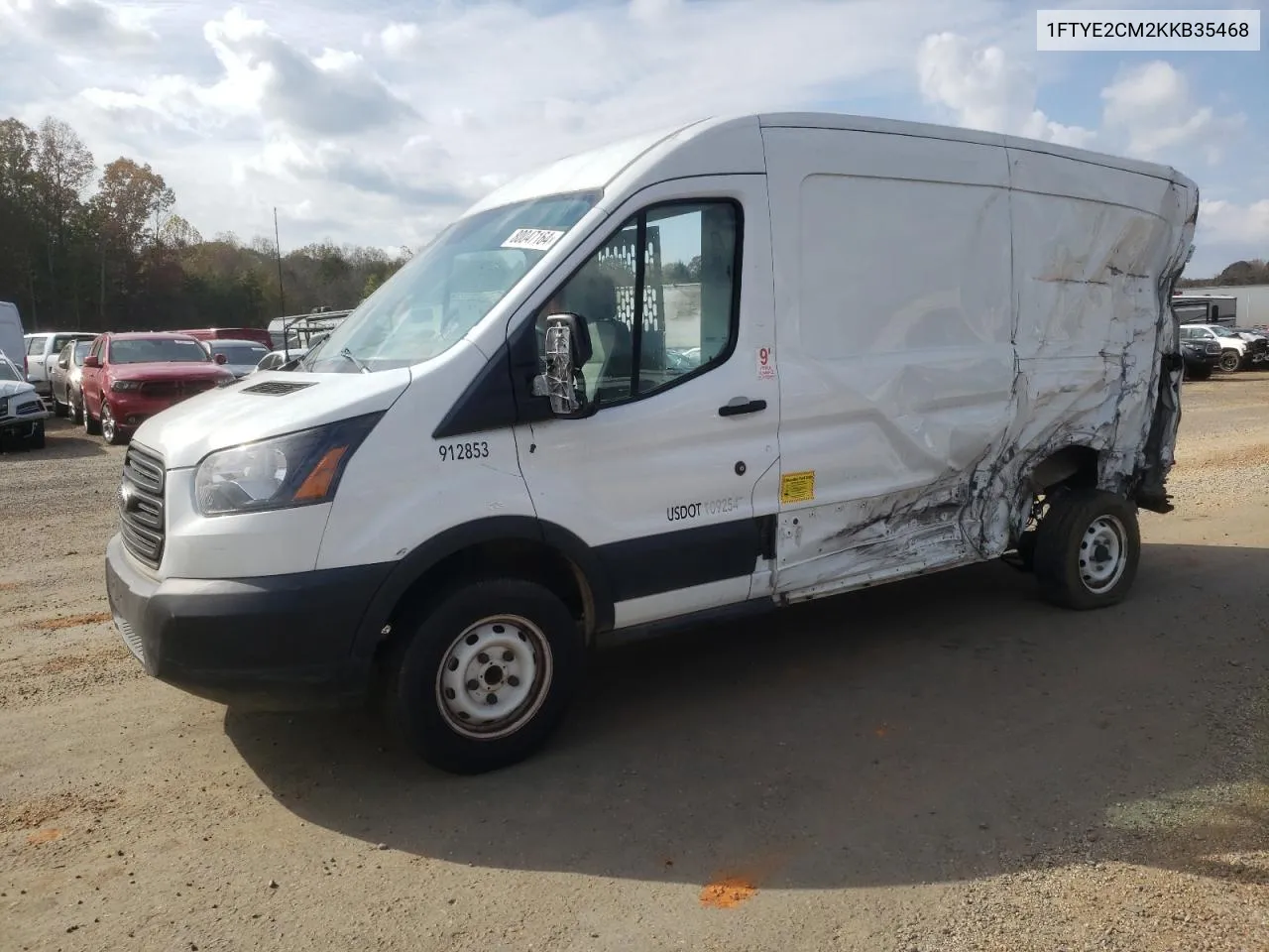 2019 Ford Transit T-150 VIN: 1FTYE2CM2KKB35468 Lot: 80047164