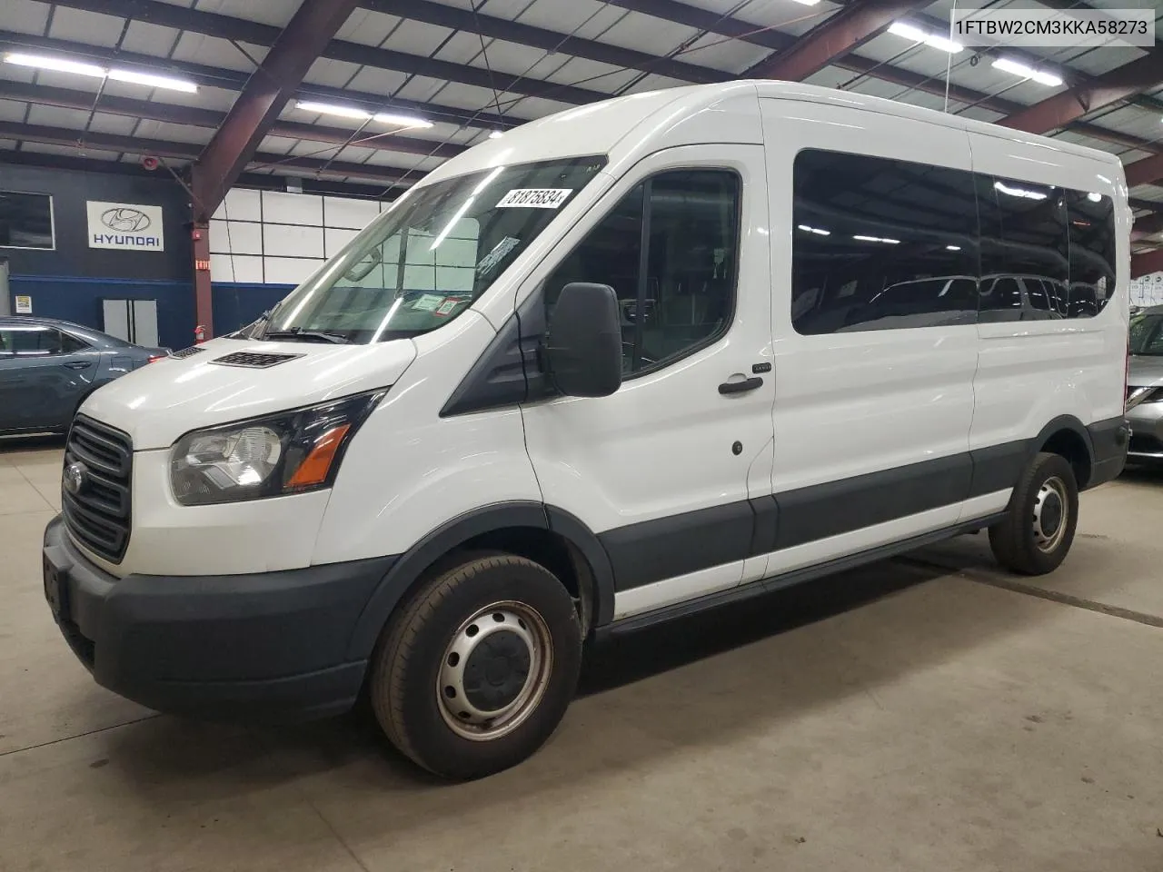 2019 Ford Transit T-350 VIN: 1FTBW2CM3KKA58273 Lot: 81875834