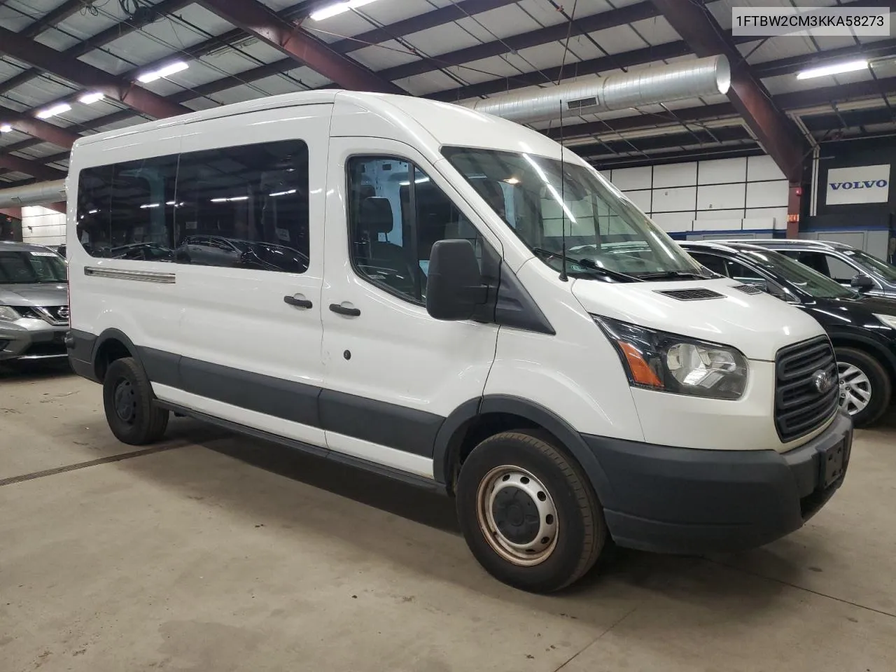 2019 Ford Transit T-350 VIN: 1FTBW2CM3KKA58273 Lot: 81875834