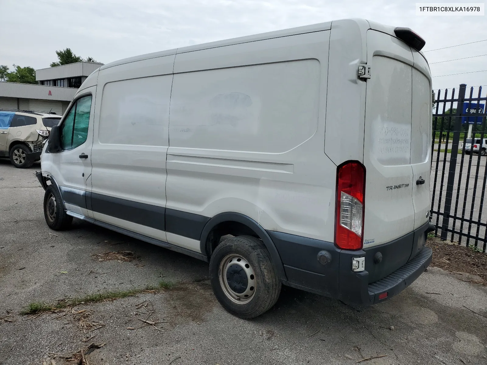 2020 Ford Transit T-250 VIN: 1FTBR1C8XLKA16978 Lot: 59273894