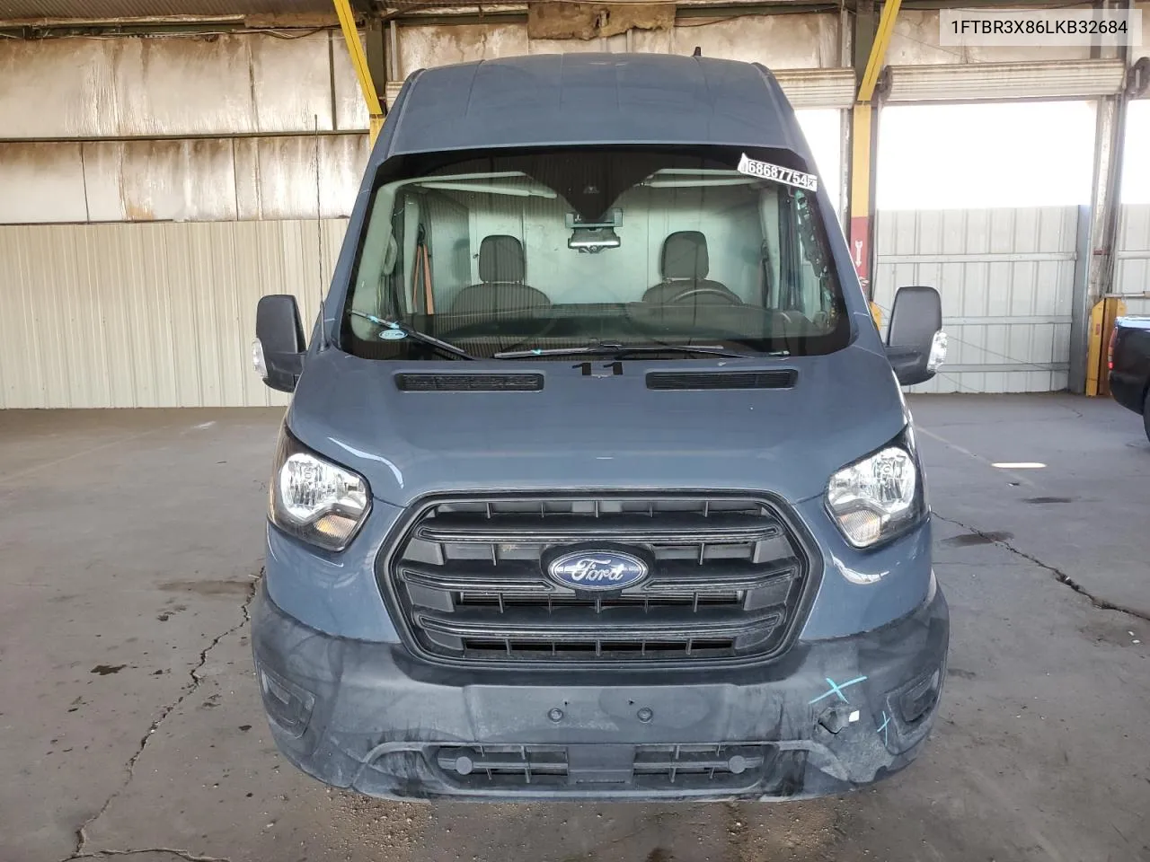 2020 Ford Transit T-250 VIN: 1FTBR3X86LKB32684 Lot: 68687754