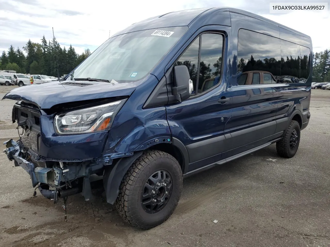 2020 Ford Transit T-350 VIN: 1FDAX9CG3LKA99527 Lot: 69114394