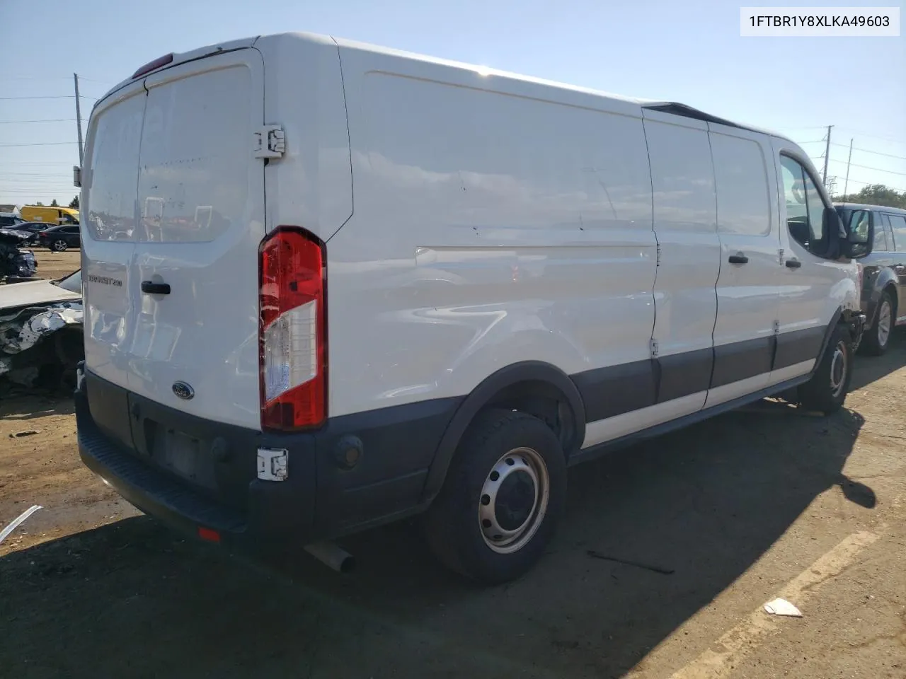 2020 Ford Transit T-250 VIN: 1FTBR1Y8XLKA49603 Lot: 72307674