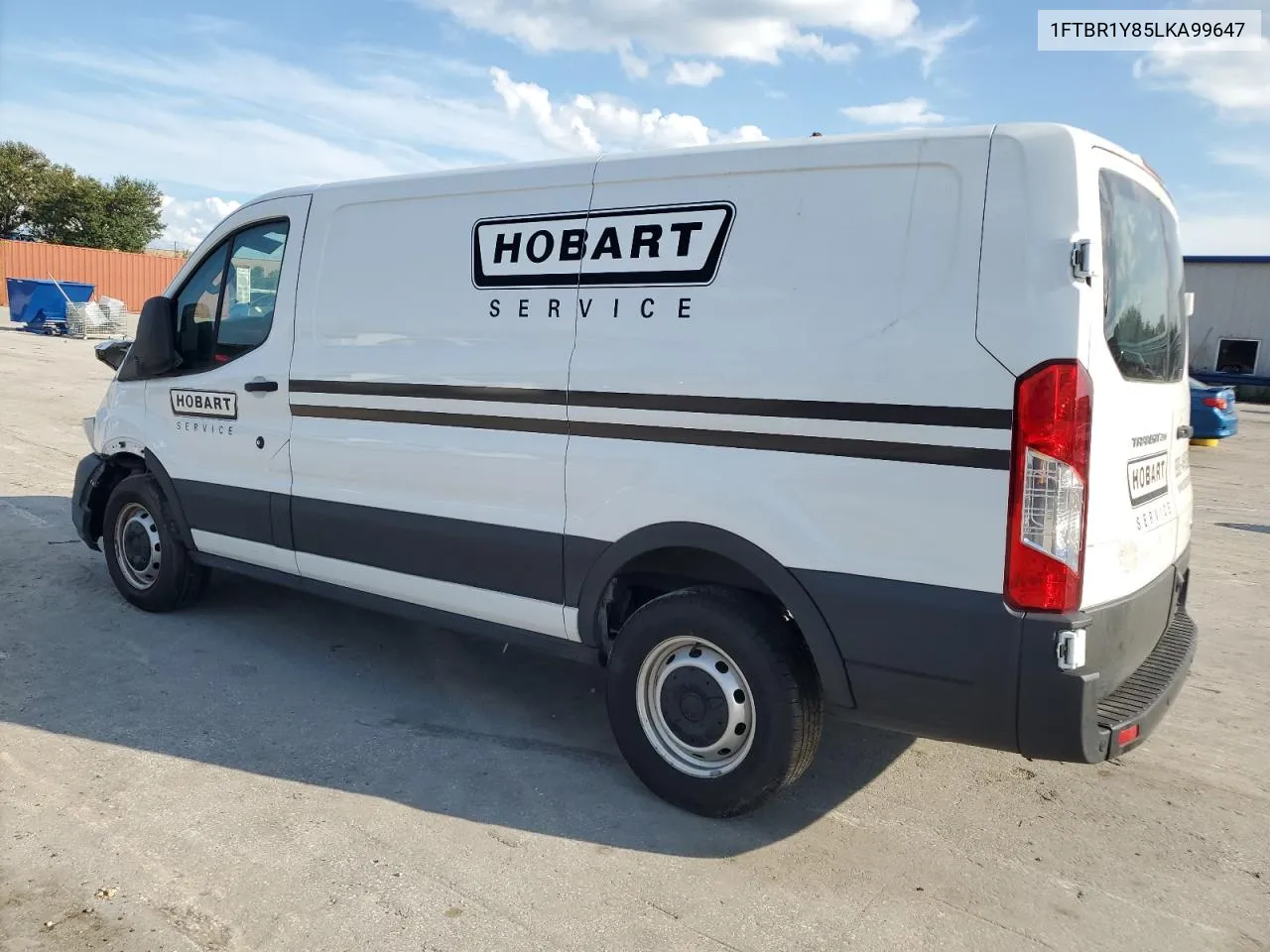 2020 Ford Transit T-250 VIN: 1FTBR1Y85LKA99647 Lot: 72925454