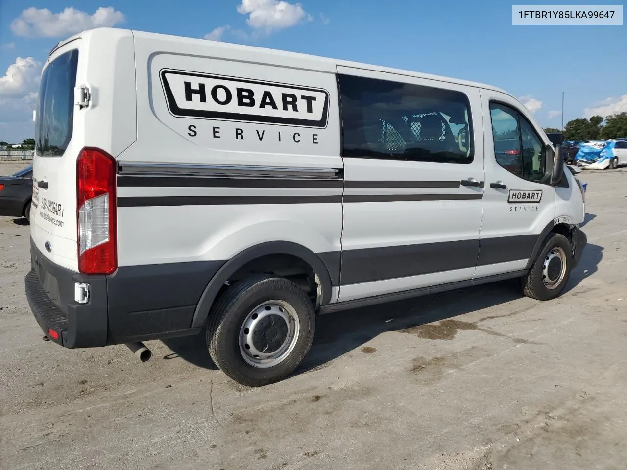 2020 Ford Transit T-250 VIN: 1FTBR1Y85LKA99647 Lot: 72925454