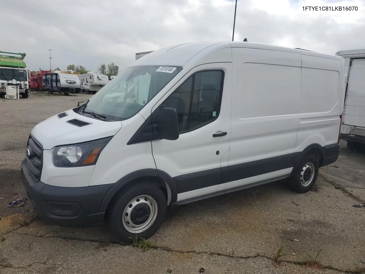 2020 Ford Transit T-150 VIN: 1FTYE1C81LKB16070 Lot: 73319744