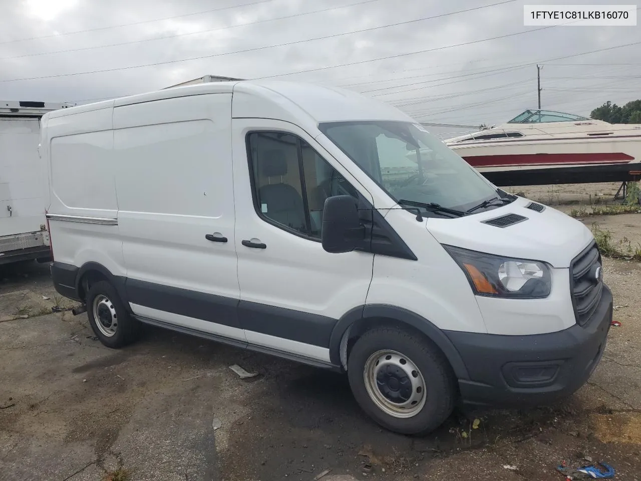 2020 Ford Transit T-150 VIN: 1FTYE1C81LKB16070 Lot: 73319744