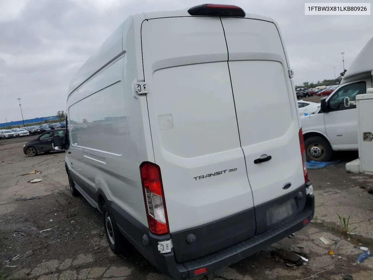 2020 Ford Transit T-350 VIN: 1FTBW3X81LKB80926 Lot: 73320564