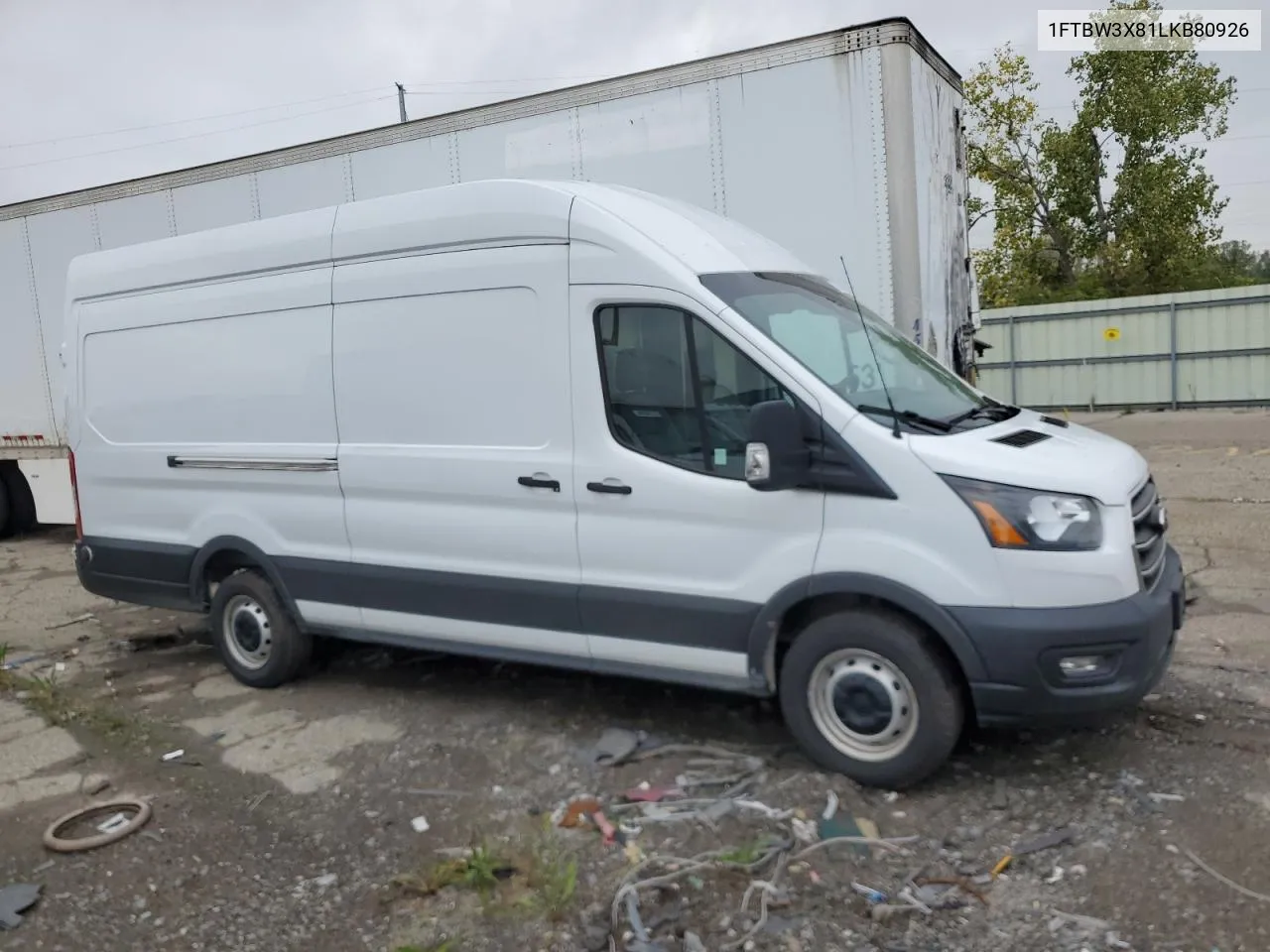 2020 Ford Transit T-350 VIN: 1FTBW3X81LKB80926 Lot: 73320564