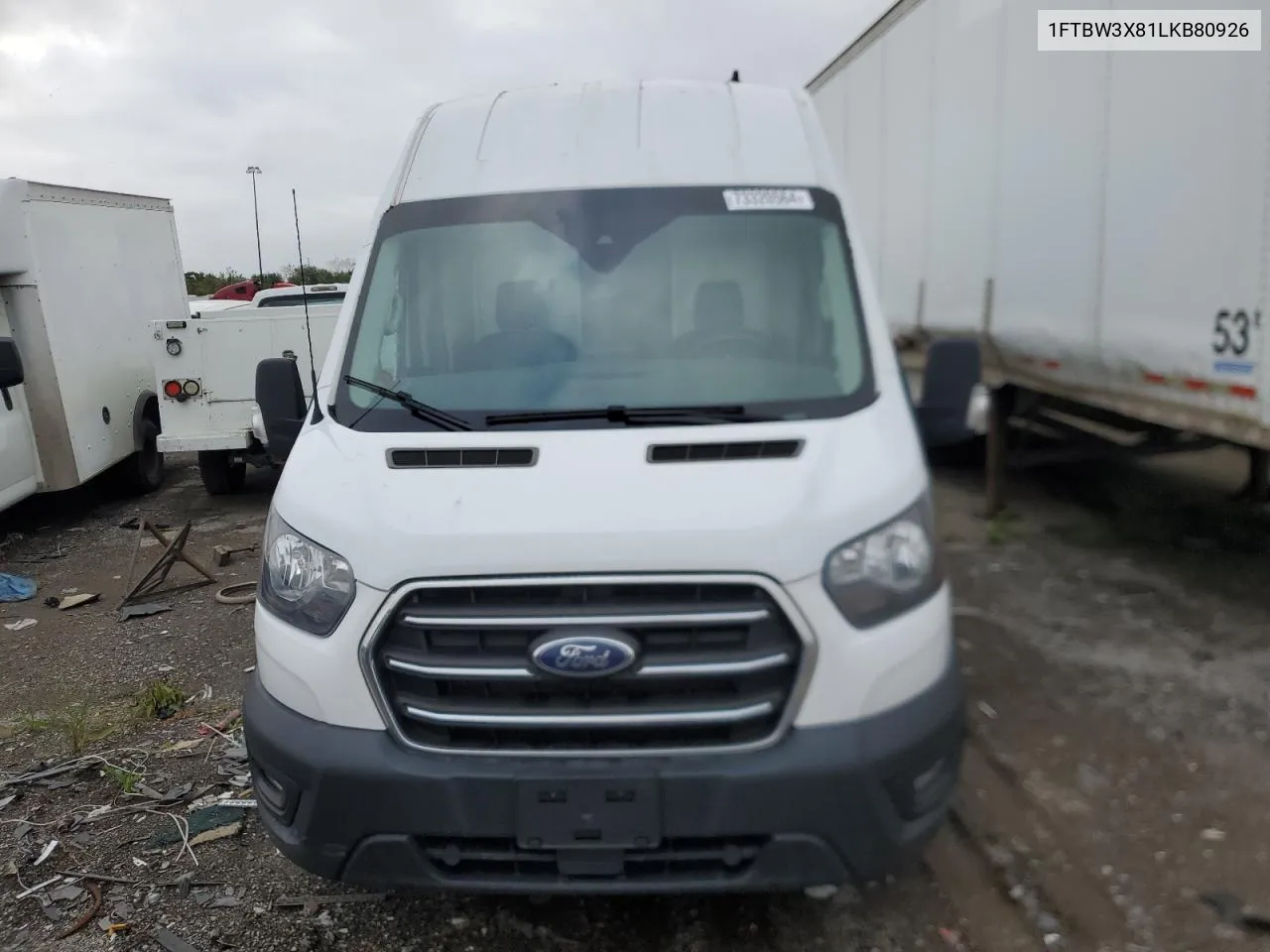 2020 Ford Transit T-350 VIN: 1FTBW3X81LKB80926 Lot: 73320564