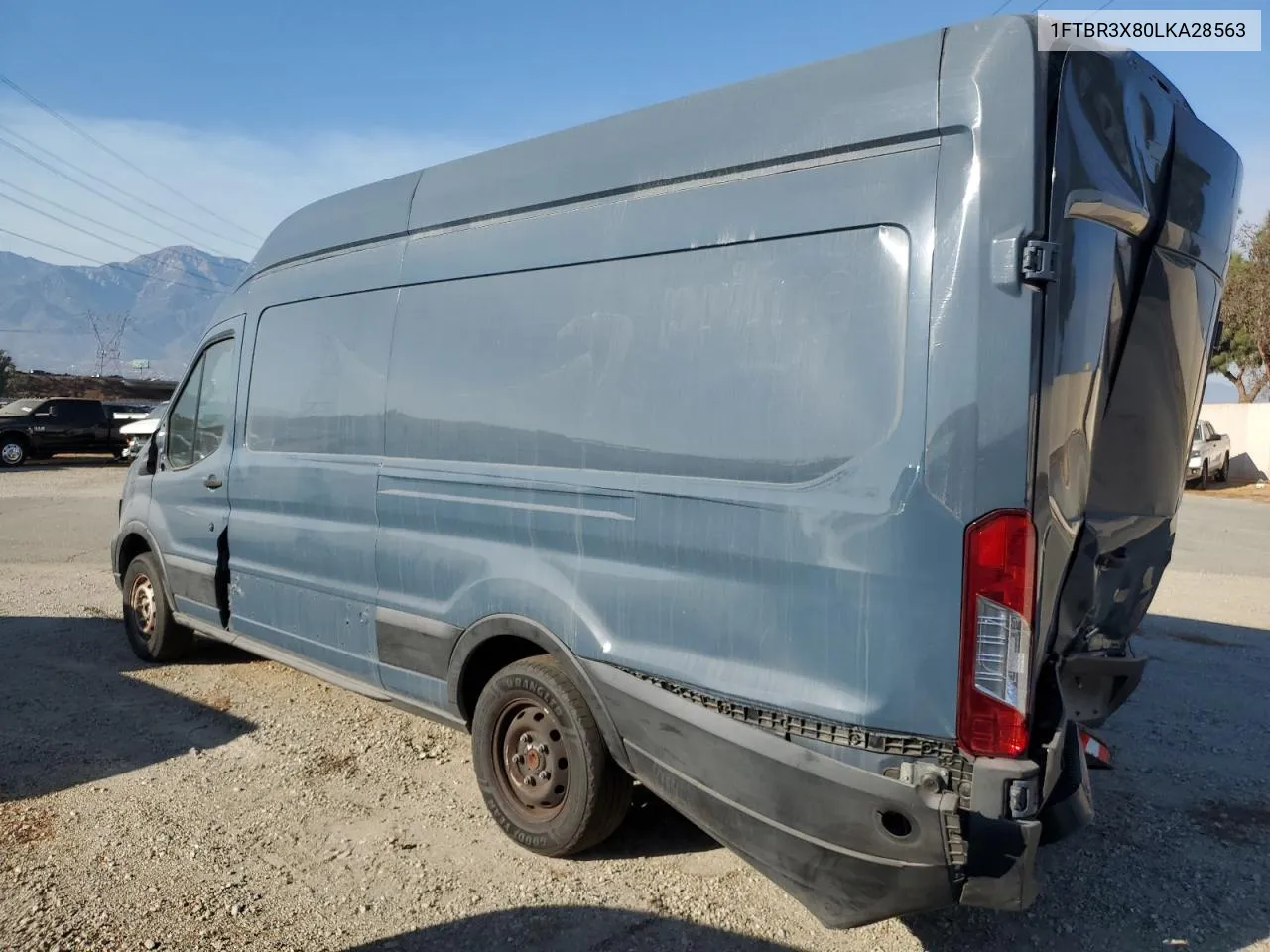 2020 Ford Transit T-250 VIN: 1FTBR3X80LKA28563 Lot: 73322004