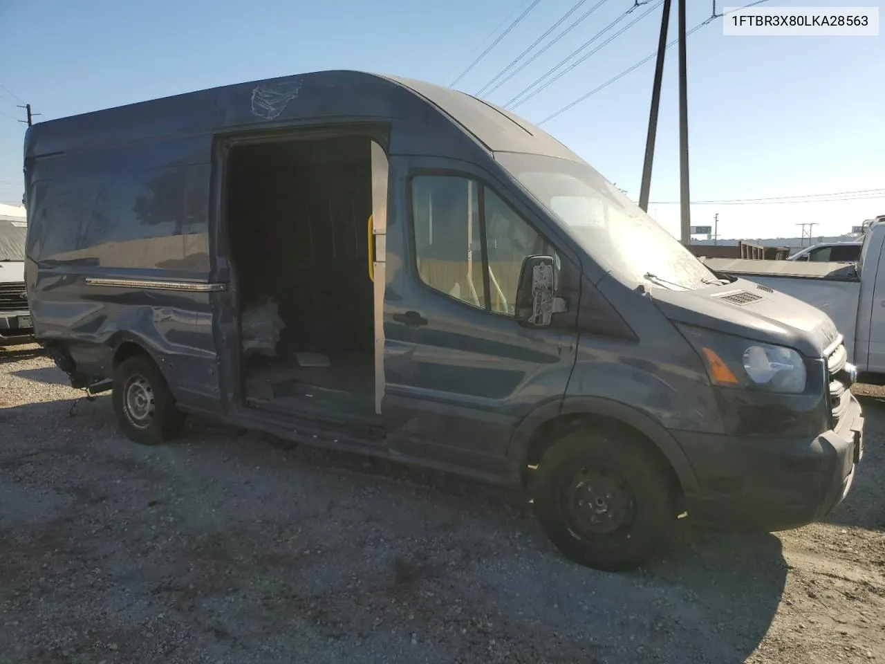 2020 Ford Transit T-250 VIN: 1FTBR3X80LKA28563 Lot: 73322004